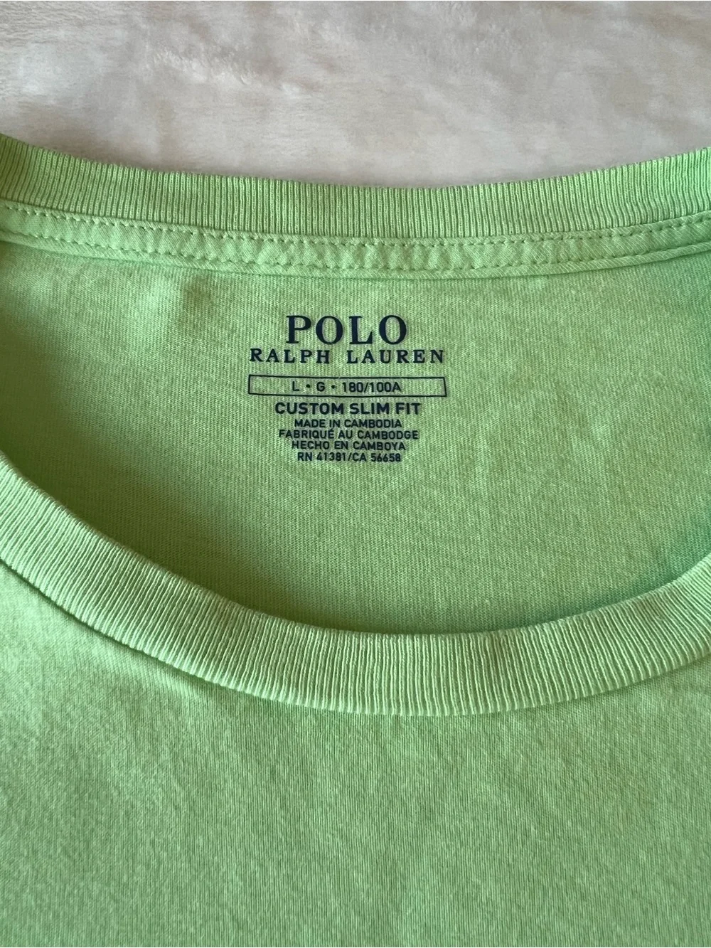 Polo Custom Slim Fit Tee